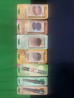 Almay Eye Color Sets in Pink, Blue, Brown, Silver & Green Packaging